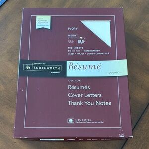 Southworth Ivory Résumé Paper
